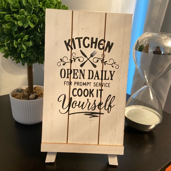 Hand Crafted | Accents | Sign Funny Wooden Sign For Kitchen Decor ...